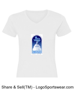 CAPA V-neck T-shirt Design Zoom